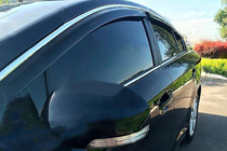 Honda Crosstour 2009–2015 Sivulasien tuuliohjaimet kromilistalla (4 kpl, HIC) kuva 1