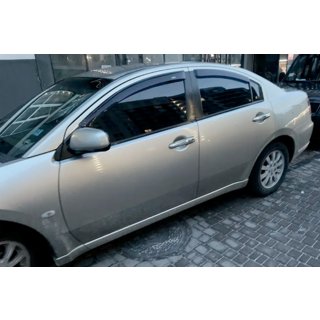 Ikkunadeflektorit (4 kpl, HIC) Mitsubishi Galant 2003–2012 kuva 3