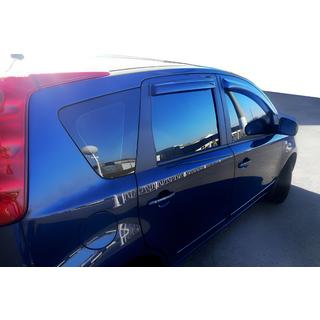 Ikkunadeflektorit (4 kpl, HIC) Nissan Note 2004–2012 kuva 1