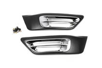 Honda CRV 2001–2006 Sumuvalojen kromikehykset (2 kpl, muovi) kuva 2