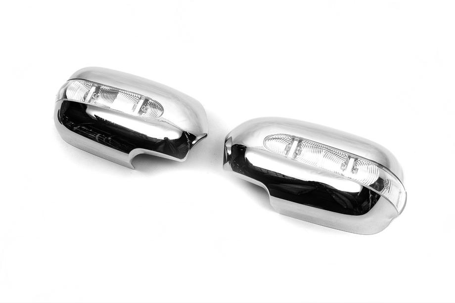 Toyota Camry 2001–2006 Kromatut sivupeilin kuoret LED-valoilla (2 kpl) Image