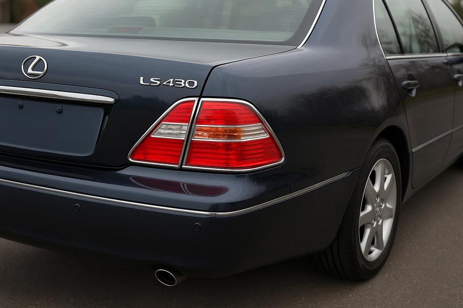Lexus LS 2001–2006 Takavalojen suojalistat (2 kpl, muovi) Image