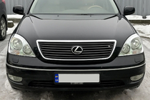 Lexus LS 2001–2006 Ajovalojen kromilistat (2 kpl, muovi) kuva 1