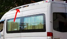Volkswagen Crafter 2006–2016 Kattokaiteet (maalattavat) kuva 1
