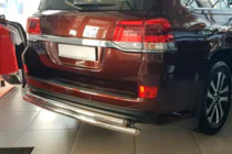 Toyota Land Cruiser 200 2007–2021 Takasuojauskaari AK002-double (2 kpl, ruostumaton teräs) kuva 3
