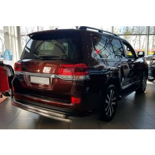 Takasuojauskaari AK002-double (2 kpl, ruostumaton teräs) Toyota Land Cruiser 200 2007–2021 kuva 2