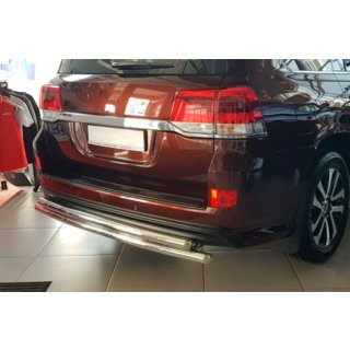 Takasuojauskaari AK002-double (2 kpl, ruostumaton teräs) Toyota Land Cruiser 200 2007–2021 kuva 3
