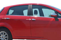 Fiat Punto Grande/EVO 2006–2018 Ovenkahvojen suojakuoret (4 ovea, ruostumaton teräs) Carmos - turkkilainen teräs kuva 1