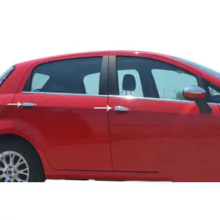 Ovenkahvojen suojakuoret (4 ovea, ruostumaton teräs) Fiat Punto Grande/EVO 2006–2018 kuva 1