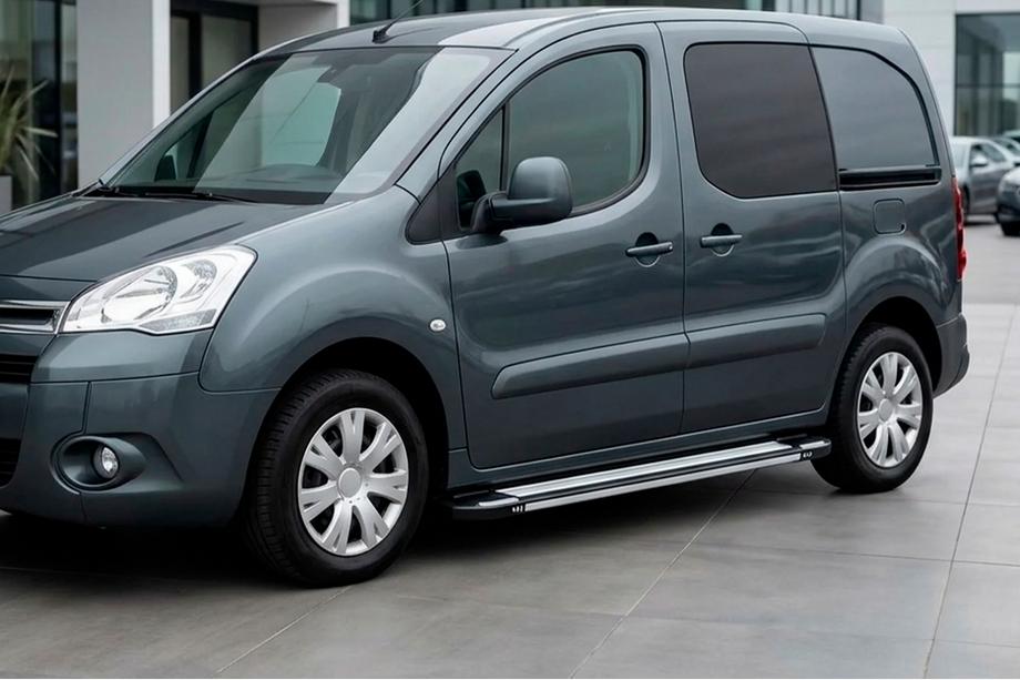 Peugeot Partner Tepee 2008–2018 Rainbow-sivuaskelmat (2 kpl, alumiini) Image