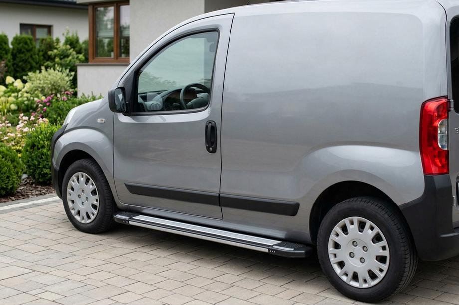 Peugeot Bipper 2008–2017 Rainbow-sivuaskelmat (2 kpl, alumiini) Image