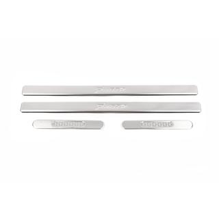 OmsaLine kynnyslistat (4 kpl, ruostumaton teräs) Fiat Punto Grande/EVO 2006–2018 kuva 2