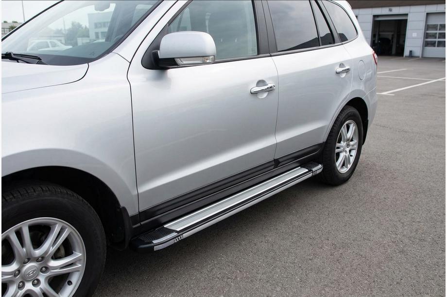 Hyundai Santa Fe 2 2006–2012 Rainbow-astinlaudat (2 kpl, alumiini) Image