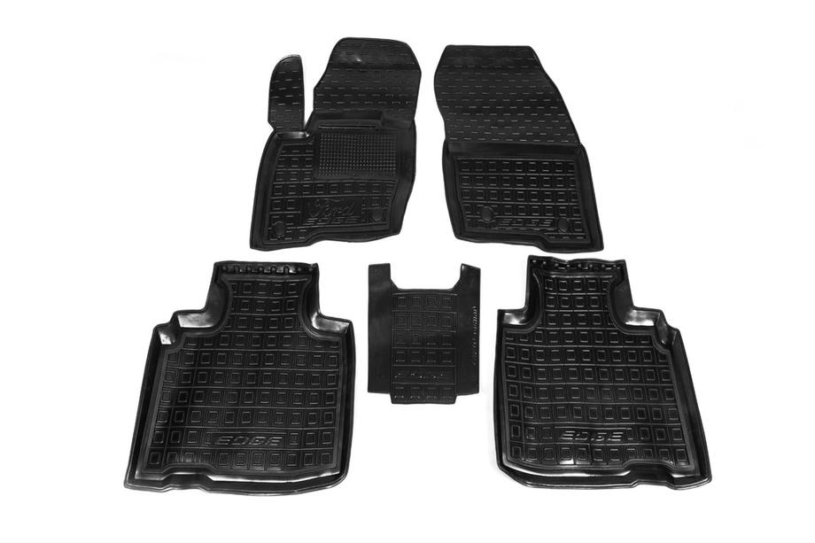 Ford Edge 2014–2024 Kumimatot korotetulla reunalla 2016+ (Autogumm) Image