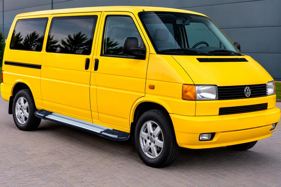 Volkswagen T4 Transporter 1990–2003 Rainbow-sivuaskelmat (2 kpl, alumiini) Pitkä akseliväli Image