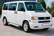Volkswagen T4 Caravelle/Multivan 1990–2003 Rainbow-sivuaskelmat (2 kpl, alumiini) Pitkä akseliväli kuva 1