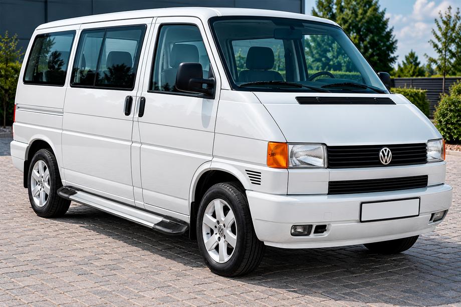 Volkswagen T4 Caravelle/Multivan 1990–2003 Rainbow-sivuaskelmat (2 kpl, alumiini) Pitkä akseliväli Image