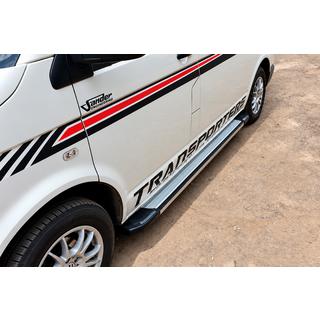 Rainbow-sivuaskelmat (2 kpl, alumiini) Volkswagen T5 2010–2015 kuva 1