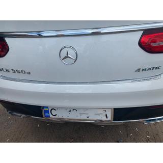 Takapuskurin kromilista (OEM) Mercedes GLE coupe C292 2015–2019 kuva 3