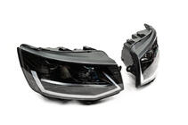 Volkswagen T6 2015–2024 LED-päivävaloilla varustetut etuvalot Black (2015-2019, 2 kpl) kuva 5