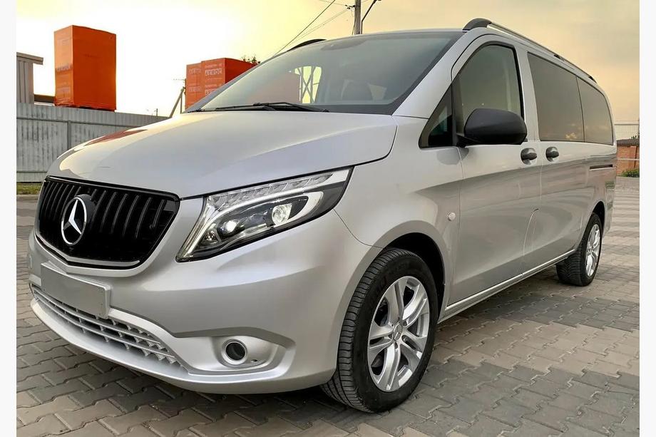 Mercedes Vito/V-class W447 2014– GT Panamericana Black etusäleikkö (2014-2023 Vito W447) Kuva 4