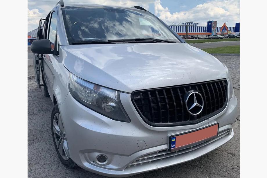 Mercedes Vito/V-class W447 2014– GT Panamericana Black etusäleikkö (2014-2023 Vito W447) Kuva 1