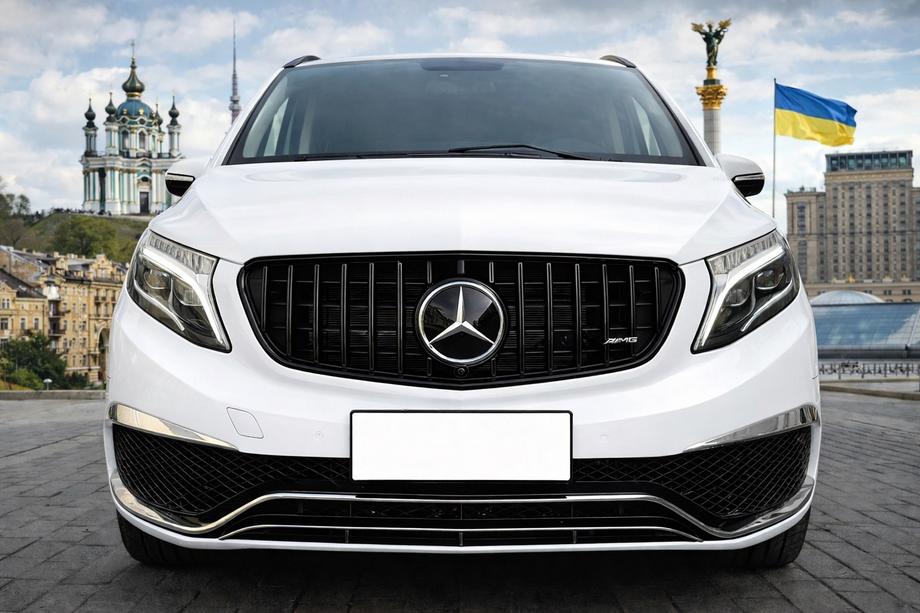 Mercedes Vito/V-class W447 2014– Etusäleikkö GT Panamericana Black (2014-2019 V-class -malleihin) Image