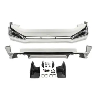 Modelista V3-LED etu- ja takapuskurin lisäosat (2017-) Toyota Land Cruiser Prado 150 2009–2023 kuva 1