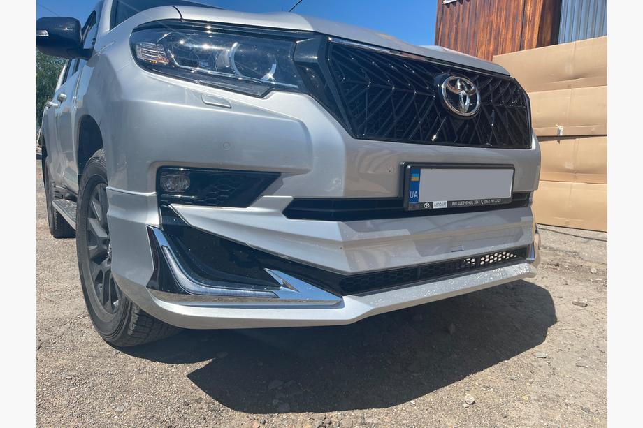 Toyota Land Cruiser Prado 150 2009–2023 Modelista V3-LED etu- ja takapuskurin lisäosat (2017-) Kuva 3