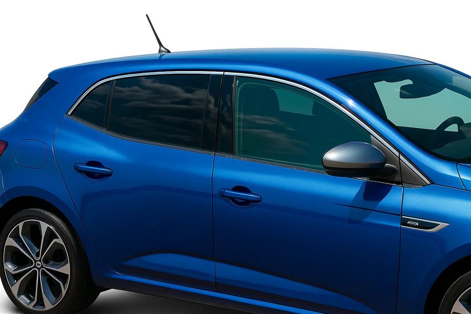 Renault Megane IV 2016–2025 Ikkunoiden ylälistat (HB, 6 kpl, ruostumaton teräs) OmsaLine – italialainen ruostumaton teräs Image