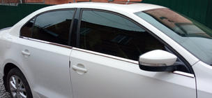 Volkswagen Jetta 2011–2018 Ikkunan alalistat (6 kpl, ruostumaton teräs) Carmos - turkkilainen teräs kuva 1