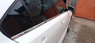 Volkswagen Jetta 2011–2018 Ikkunan alalistat (6 kpl, ruostumaton teräs) Carmos - turkkilainen teräs kuva 2