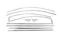 Volkswagen Jetta 2011–2018 Täydellinen ikkunalistojen sarja (12 kpl, ruostumaton teräs) Carmos - turkkilainen teräs kuva 2