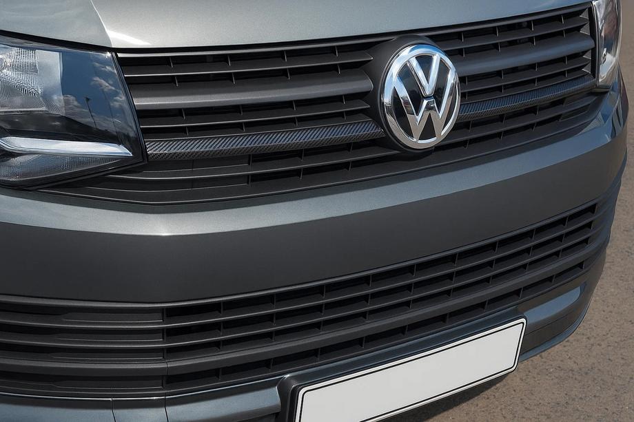 Volkswagen T6 2015–2024 Alemman etusäleikön peitelistat 2015-2019 (2 kpl, hiilikuitu) Image