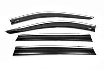 Nissan X-trail T32/Rogue 2014–2021 Tuuliohjaimet kromilistalla (4 kpl, Niken) kuva 7