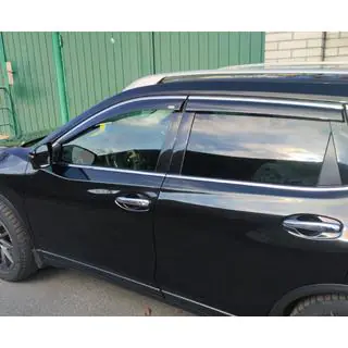 Tuuliohjaimet kromilistalla (4 kpl, Niken) kuva 1