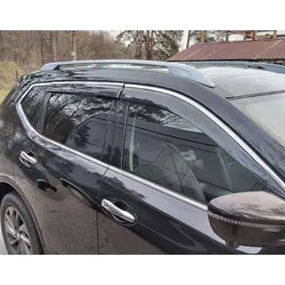 Tuuliohjaimet kromilistalla (4 kpl, Niken) kuva 3