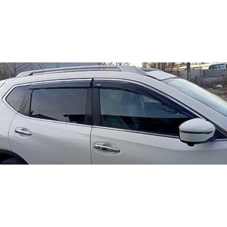 Tuuliohjaimet kromilistalla (4 kpl, Niken) kuva 4