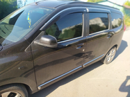 Dacia Lodgy 2012–2022 Ikkunatuuliohjaimet kromilistalla (4 kpl, Niken) kuva 3