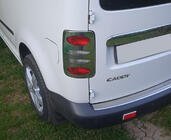 Volkswagen Caddy 2004–2010 Koristekehykset takavaloihin V2 (2 kpl, ruostumaton teräs) Carmos - turkkilainen teräs kuva 1