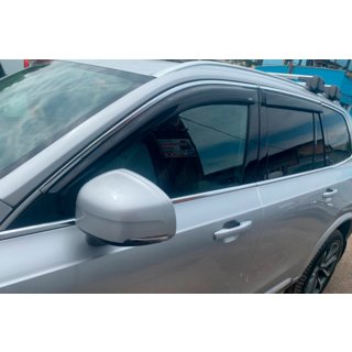Ikkunatuulisuojat kromilistalla (4 kpl, HIC) Volvo XC90 2015– kuva 1