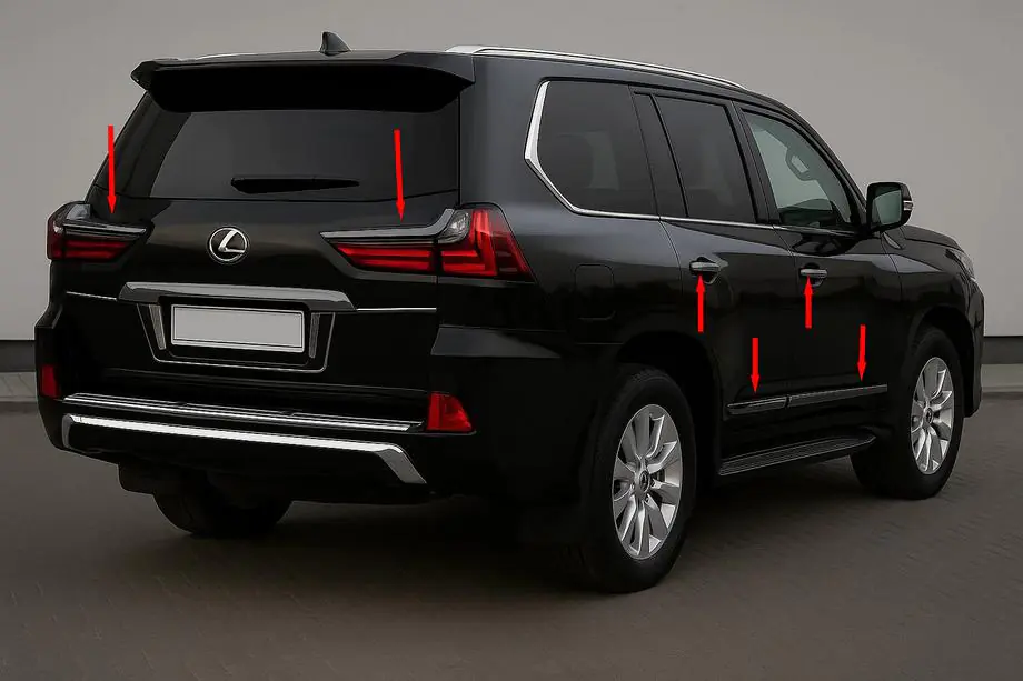 Lexus LX570/450d 2008–2022 BlackEdition korisarja (TRD 2016+) Kuva 2