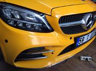 Mercedes C-class W205 2014–2021 Kromatut AMG-sumuvalojen kehykset (4 kpl) kuva 2