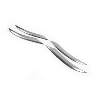 Kromatut AMG-sumuvalojen kehykset (4 kpl) Mercedes C-class W205 2014–2021 kuva 4
