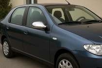 Fiat Albea 2002–2012 Peilinkuoret (2011↗, 2 kpl, muovi) Carmos - ABS-muovi kuva 2
