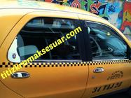Fiat Albea 2002–2012 Ikkunoiden ulkoreunalistat (4 kpl, ruostumaton teräs) kuva 2