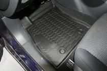 Nissan Tiida 2011–2014 (2015↗) 3D-kumimatot matkustamoon (4 kpl, Novline) kuva 2