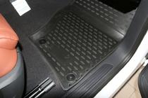 Volkswagen Touareg 2010–2018 3D-kumimatot matkustamoon (4 kpl, Novline) kaksialueiselle ilmastoinnille kuva 4