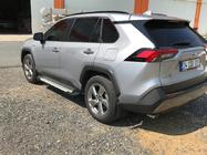 Toyota Rav 4 2019–2025 Allmond Grey -sivuporrassarja (2 kpl, alumiini) kuva 5