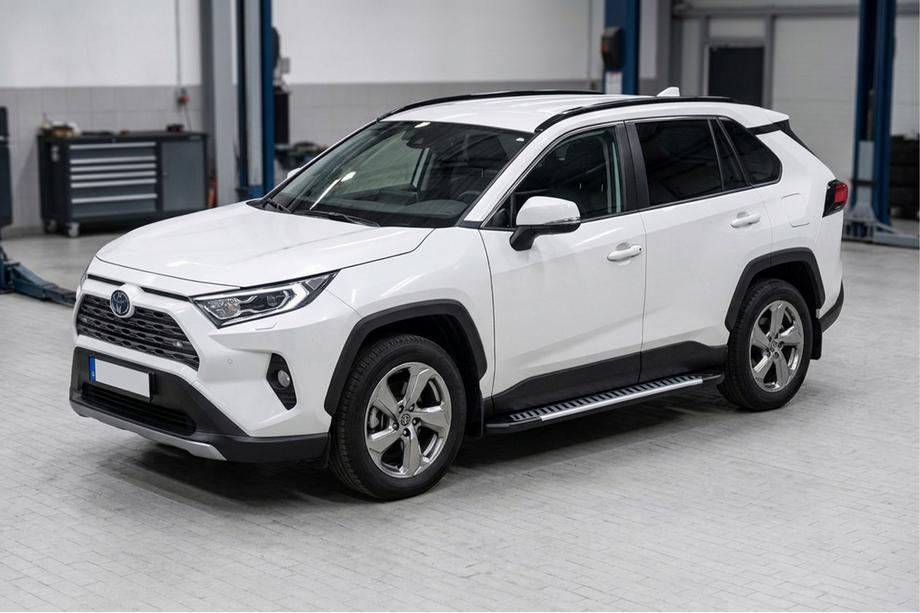 Toyota Rav 4 2019–2025 Line-sivuporrassarja (2 kpl, alumiini) Image